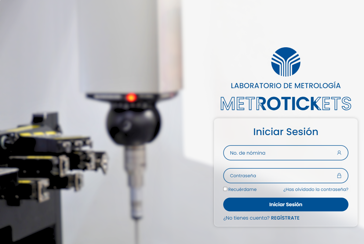 MetroTickets: sistema web para solicitudes metrológicas, reportes y roles